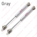 KAK 2 Pieces Soft Closing Cabinet Hinges 6kg to 10kg Bench Toy Box Lid Support Gas Strut Kitchen Cupboard Door Support Hardware Vue Gray x 2 6KG