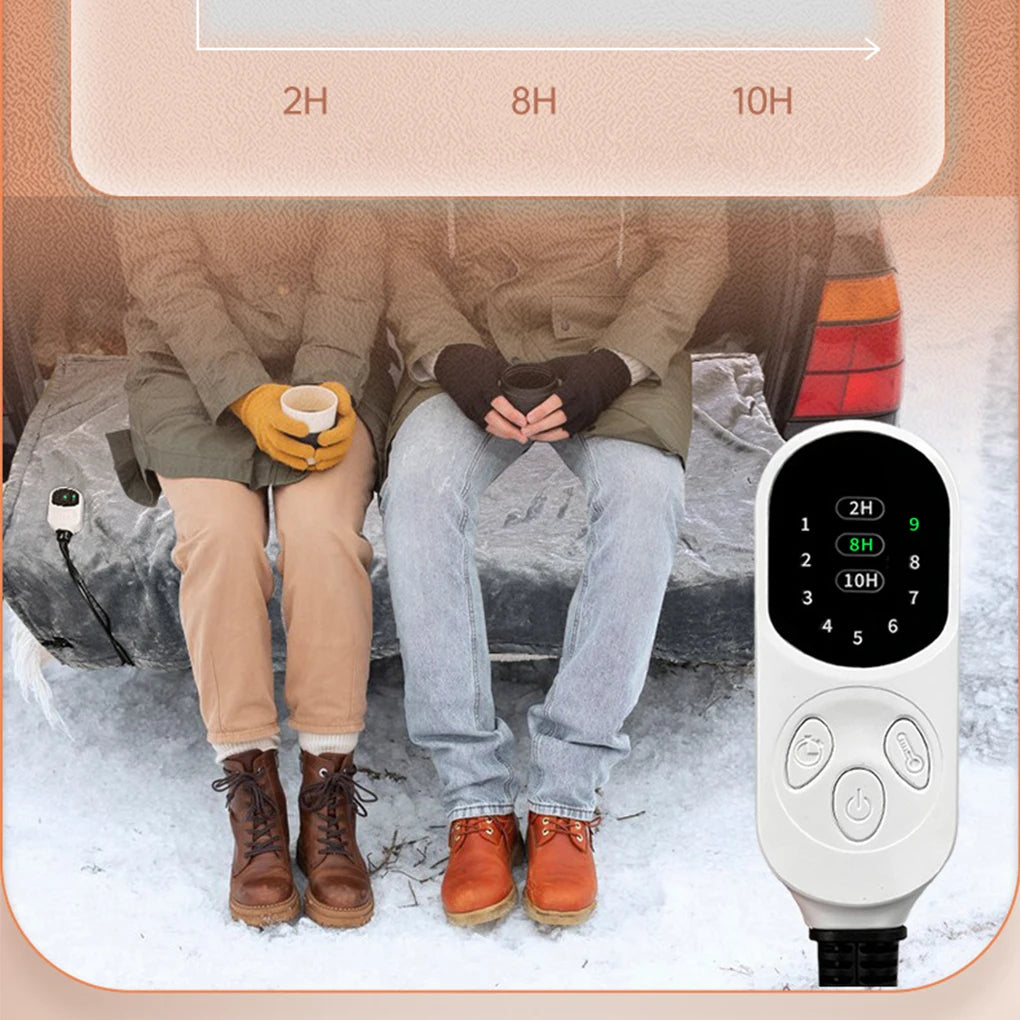 Electric Heated Blanket – 9 Levels, Soft Flannel, Portable Electric Heated Blanket Vue
