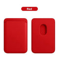 Leather Wallet Case For iPhone 15 Pro Max Magsafe Wallet Leather Compatible For iPhone 14 13 12 Card Holder with MagSafe Magnet Vue leather red