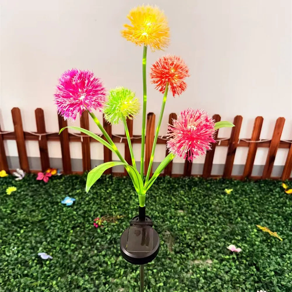 Garden Solar Flower Lawn Lights For Outdoor Decoration Yard Light Waterproof Landscape Solar-Powered LED Lamps 500 Vue