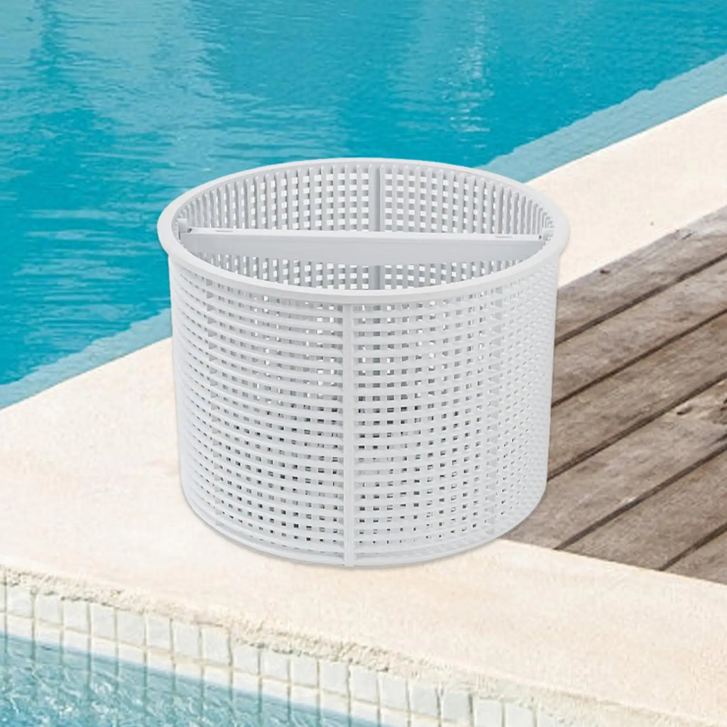 New Ground Skimmer Basket Effective Pool Strainer Cleaner Supplies Leaves Debris Removal Replacement Basket for Pools Hot Tubs Vue