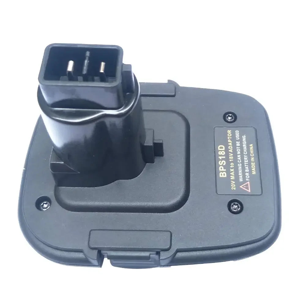 Converter for Dewalt/Black&Decker/Stanley 20V Lithium Batteries, for Dewalt 18V Battery Power Tools BPS18D Adapter Converter Vue