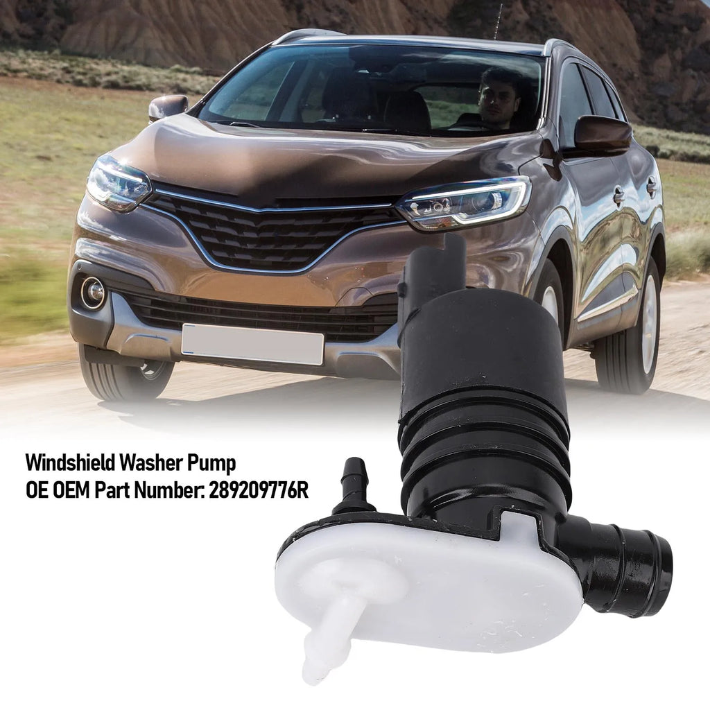 Washer Pump 289209776R ABS Plastic Long Durability Windscreen Washer Pump for Cars Replacement for Kadjar 2015-2024 Vue