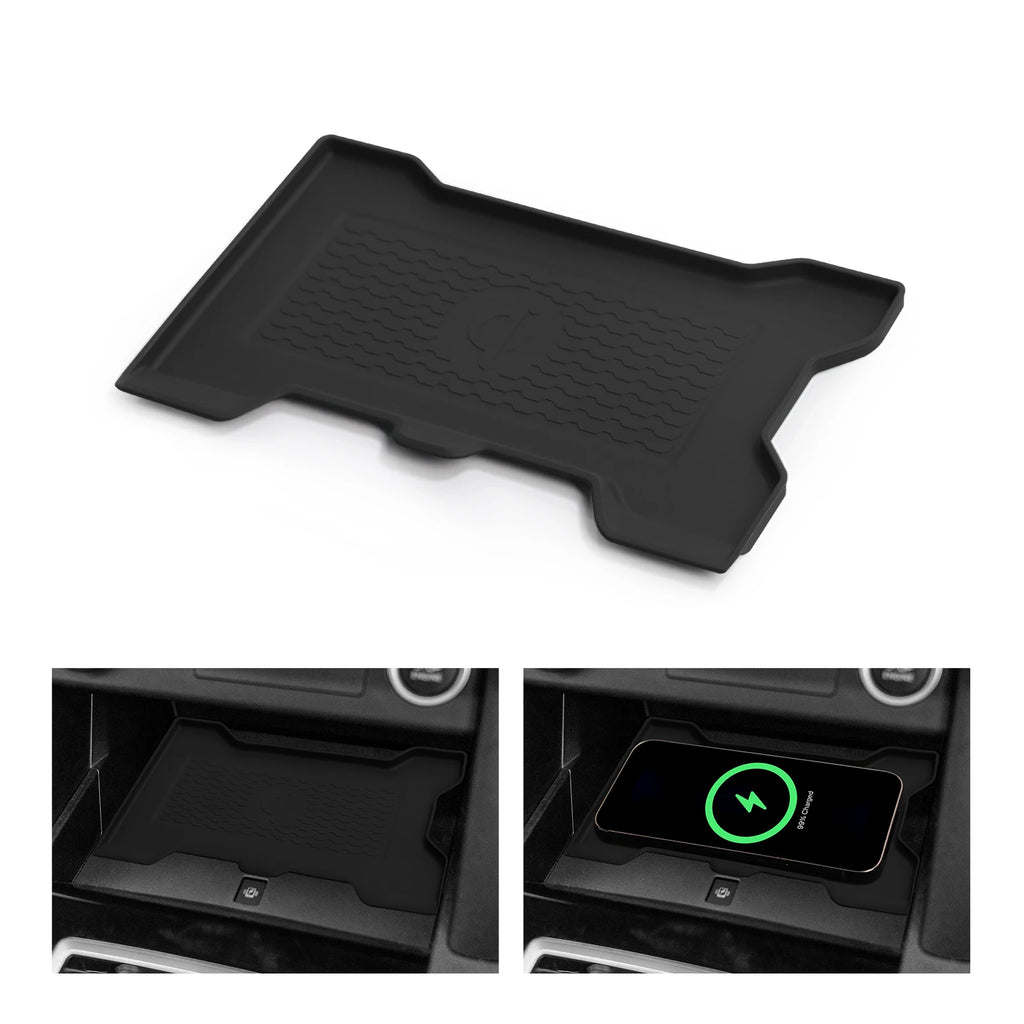 for Mitsubishi Triton 2024 2025 Car Anti-Slip Pad Silicone Only Fit With Wireless Charger Model Anti Dirt Pad Accessories Vue