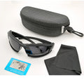 Motorcycle Riding Glasses Foam Padded UV400 Eye Protection Goggles Interchangeable Lens Anti-Wind Sunglasses for Outdoor Sport Vue LG0276 Single China Mainland