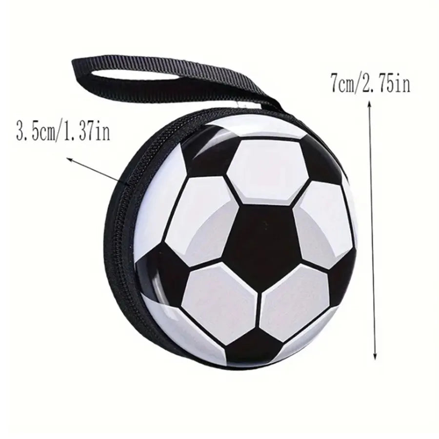 Creative Ball Pattern Coin Purse for Kid Boys Girls Small Gift Fashion Change Purses Mini Wallets Zipper Storage Box Vue