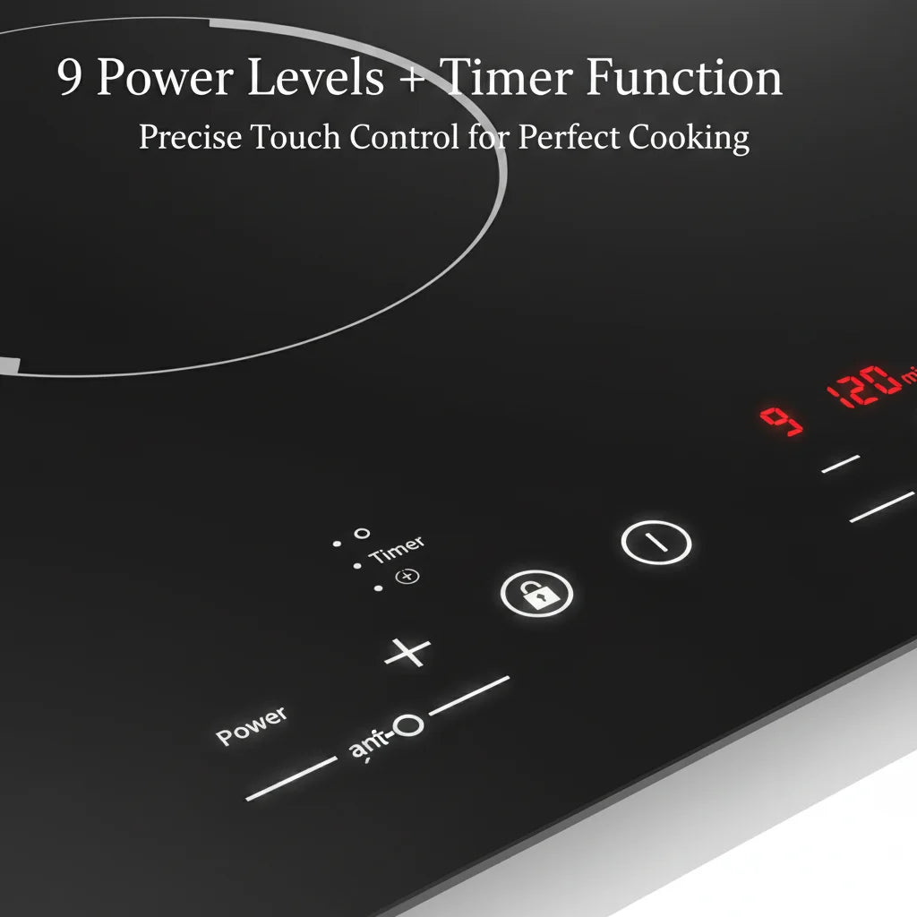 3000W 4-Burner Electric Ceramic Cooktop | Touch Control Electric Ceramic Cooktop Vue