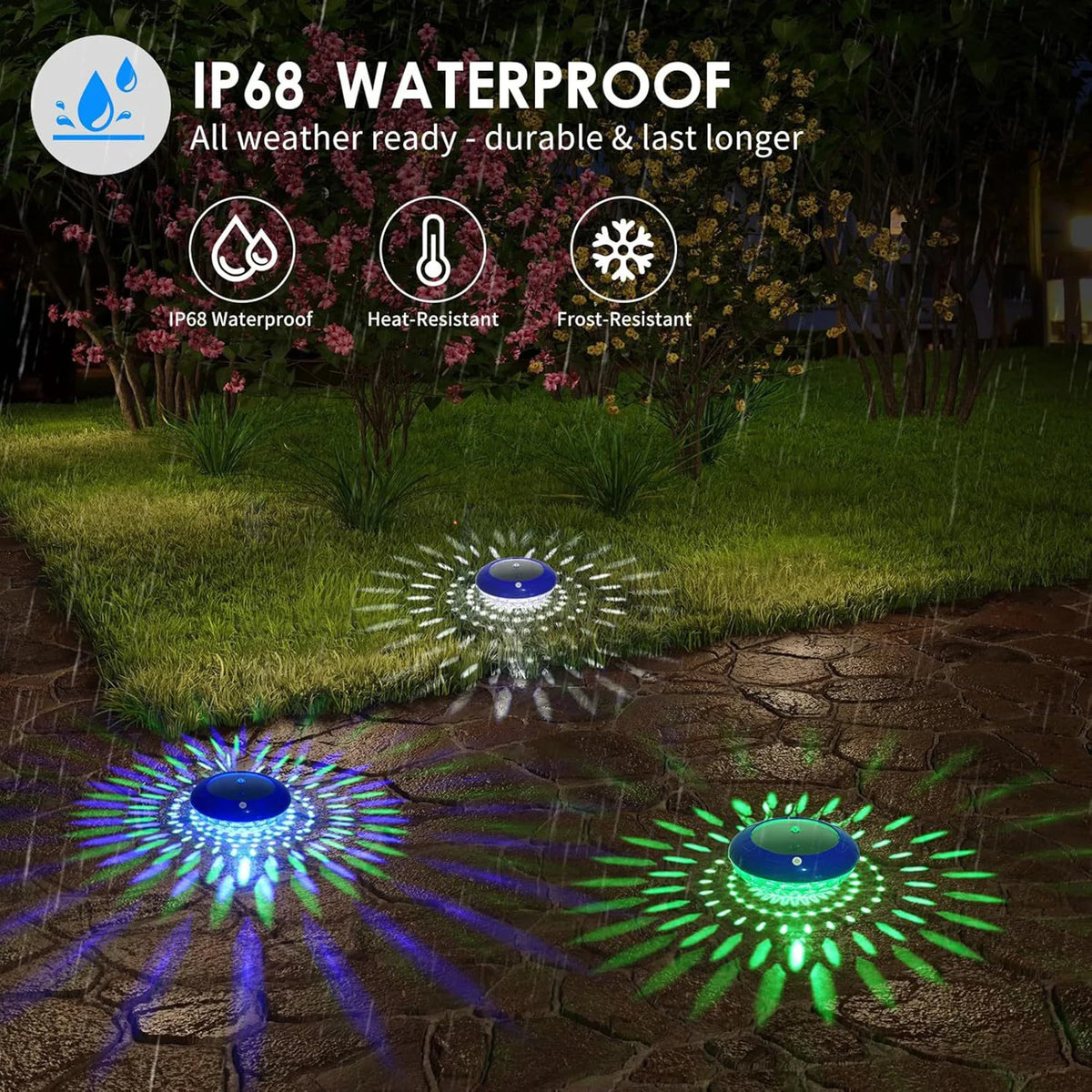 Solar Floating Pool Light | 9 Colors, Remote, IP67 Waterproof Solar Floating Pool Light Vue