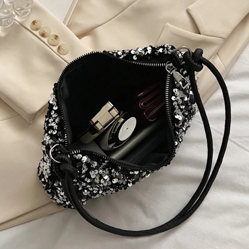 Popular Trendy Women's Korean-style Handbag Sequins Versatile