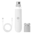 USB Electric Dog Nail Clippers Pet Nail Grinder Rechargeable Dog Nail Grinder Puppy Cat Paw Nail Trimmer Dogs Accessories Vue Gray