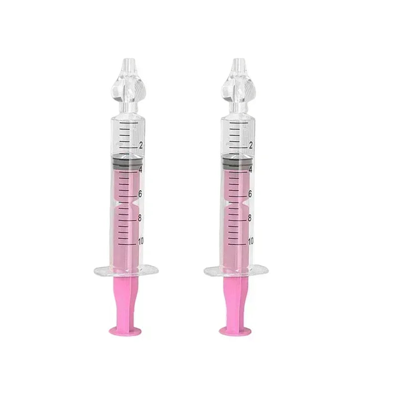for Child SyringeTube Baby Nose Needle Nasal Washer Reusable Nasal Irrigator Washing Baby Nasal Aspirator Cleaner Kids Rhinitis Vue B251 2PCS Pink