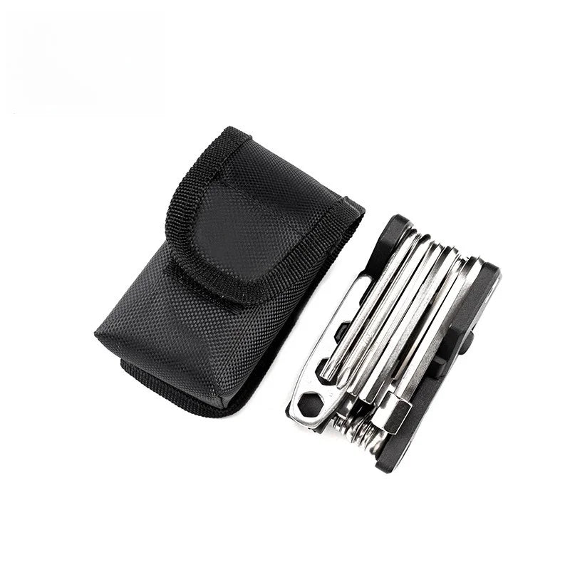 Portable Folding Bicycle Repair Tool Set Inner Hexagon Screwdriver Repair Mountain Bike Removal Wrench Accessories Vue