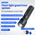Guard Tour Patrol Recorder System IP67 Free Software Professional Guard Monitoring Attendance System with 4 Checkpoint Tags RFID Vue Default Title