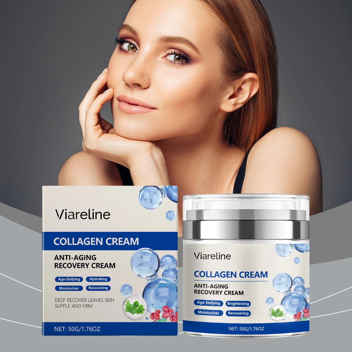 Collagen Repair Cream For Deep Hydration, Keeping Skin Moist Smooth, Nourishing, Enhancing Elasticity & Reducing Sagging Vue