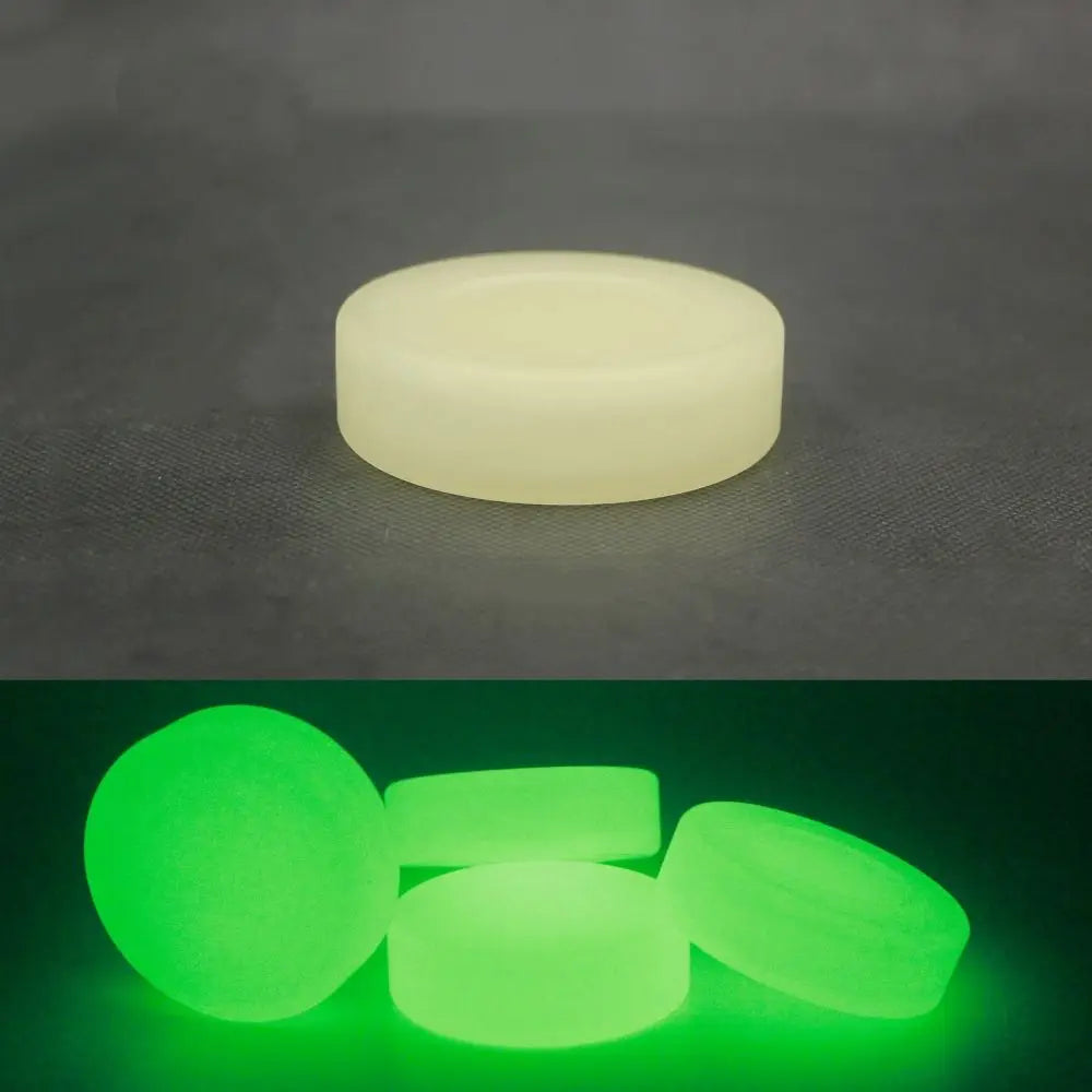 Green Glow in The Dark Hockey Balls Light Up Luminous Ice Hockey Balls 7.2cm PVC Street Hockey Balls Training Vue