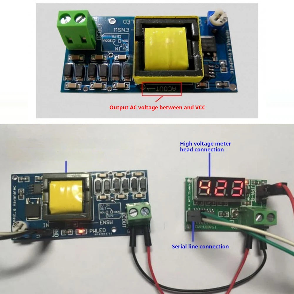 DC-DC Boost Power Supply Module 5V to 400V 300/900/1000V DC XIPA Conversion Continuously Adjustable Power Supply Module Vue