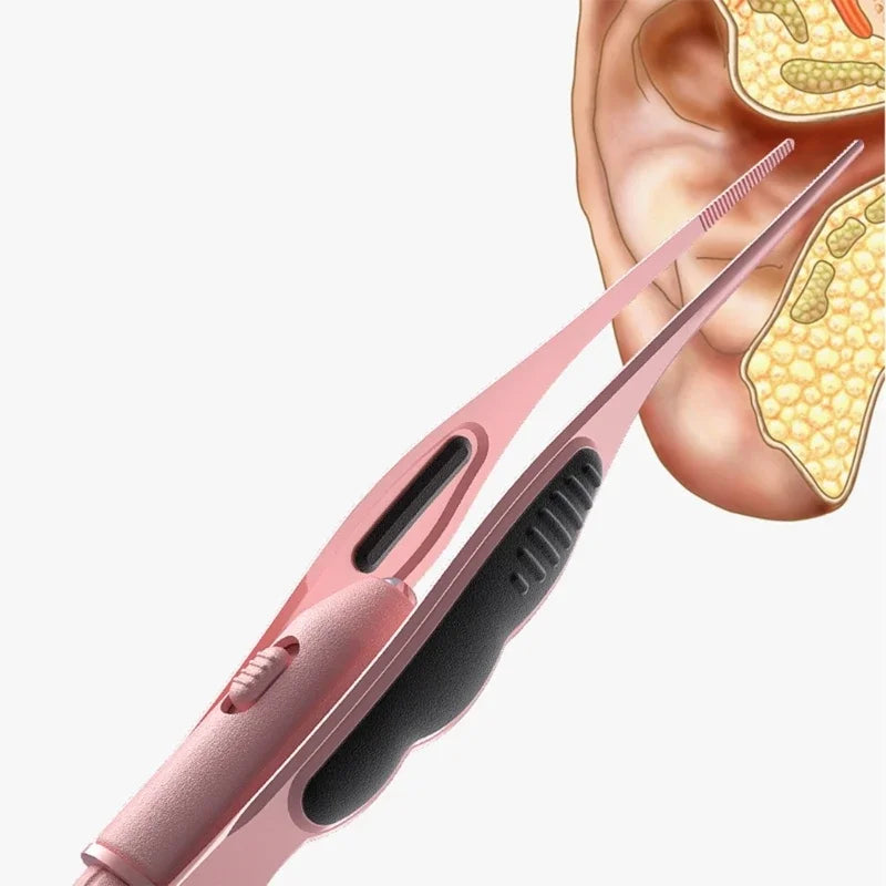 vvocci Earwax LED Wax Removal Tweezers Earpick Children Ear Cleaning Tool Adult Ear Vue