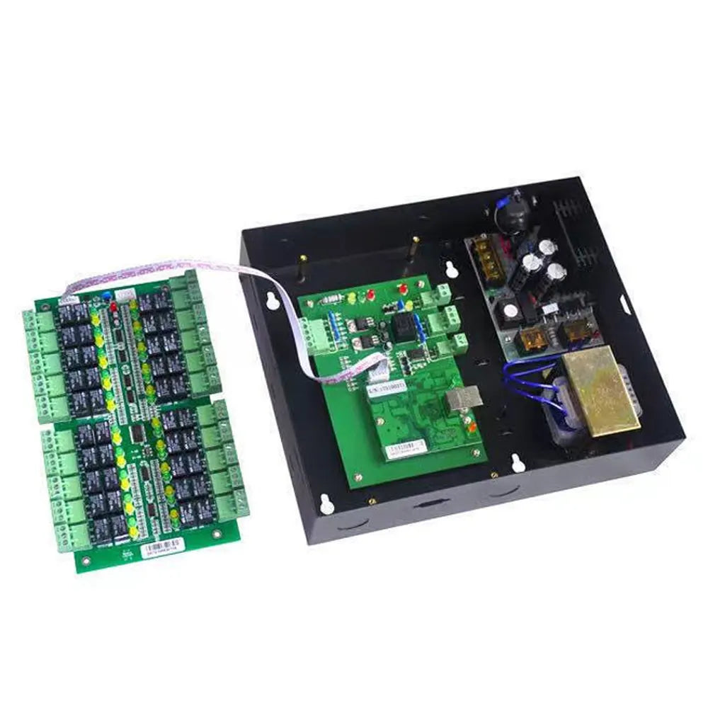 Floors TCP/IP RFID Elevator Access Control Board Lift Controller with Wiegand System And Cabinet Lock ACU for Building Security Vue
