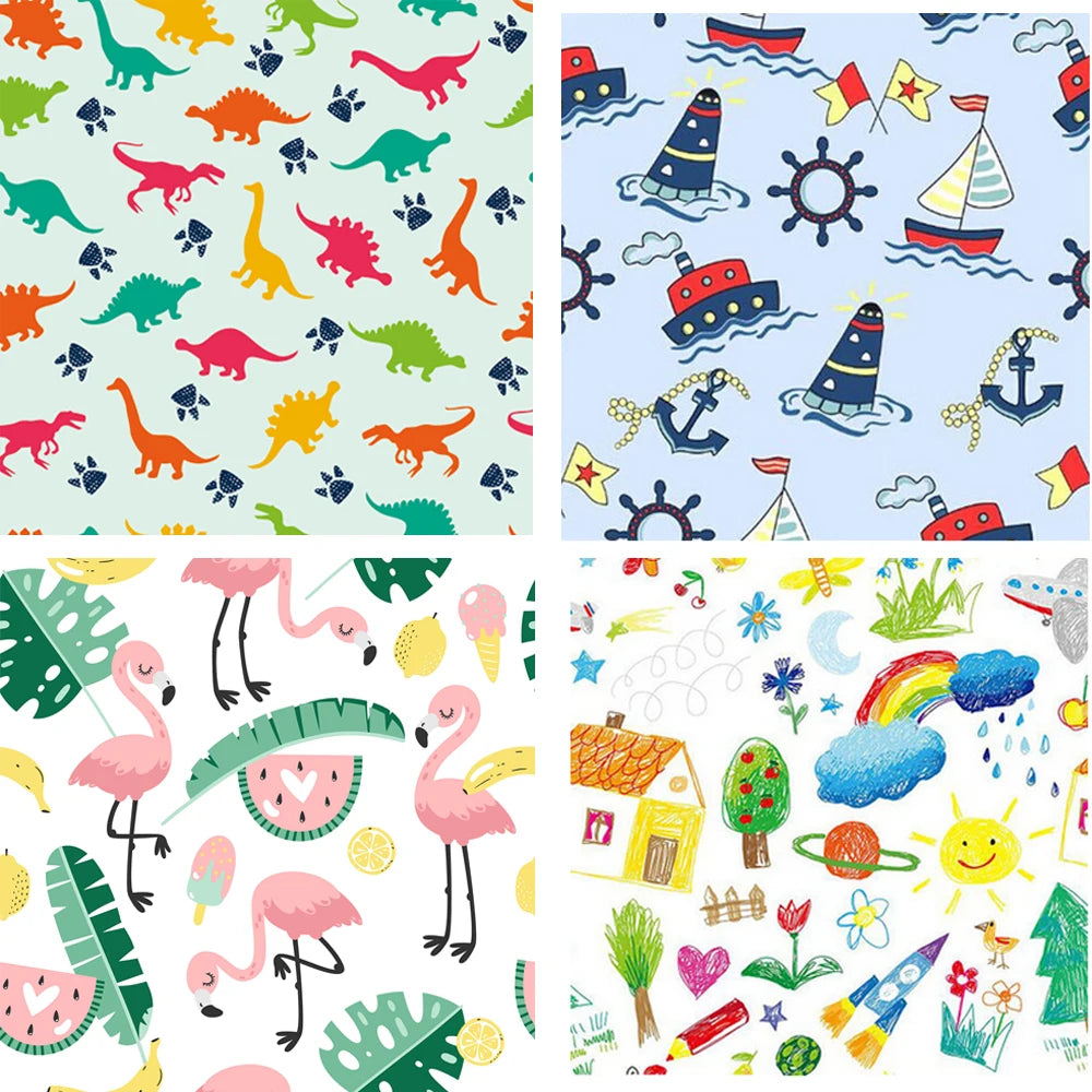 Waterproof PUL Fabric for DIY Cloth Diapers & Bibs – 1 Meter PUL Diaper Fabric Vue