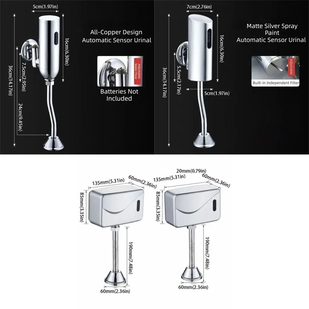 Infrared Automatic Urinal Sensor Automatic Sensing Flush Valve Automatic Sensing Urinal Valve Sensor Kit Vue