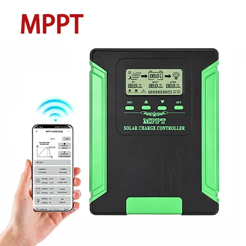 Dreamburgh MPPT Solar Charge Controller WiFi 12V–48V 40A MPPT Solar Controller Vue