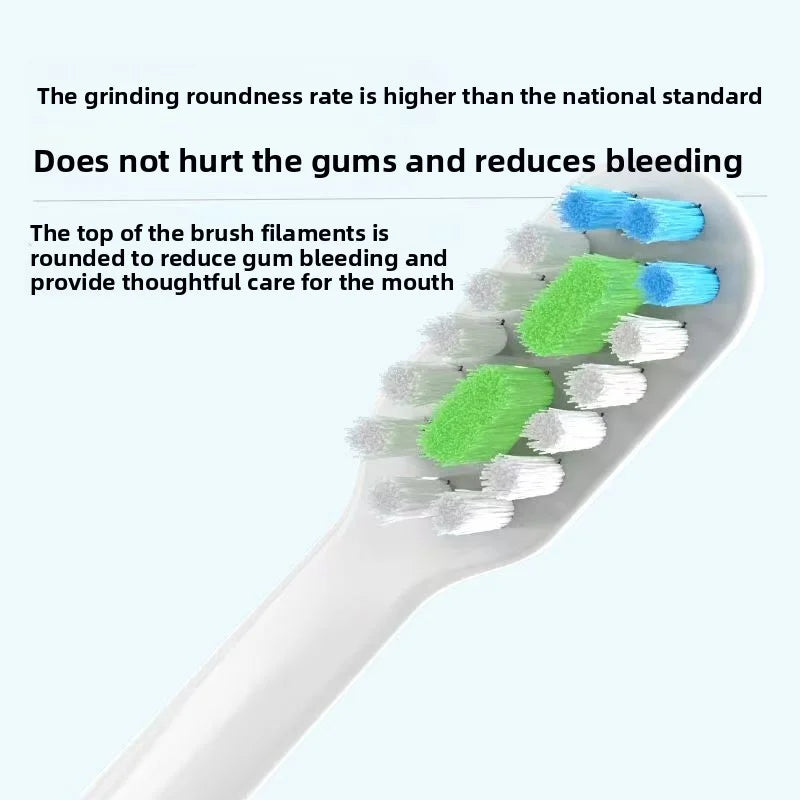 5/10pcs For Nandme NX6000-W12 Sonic Electric Toothbrush Replace Toothbrush Heads Soft DuPont Bristles Replace Nozzles Heads Gift Vue