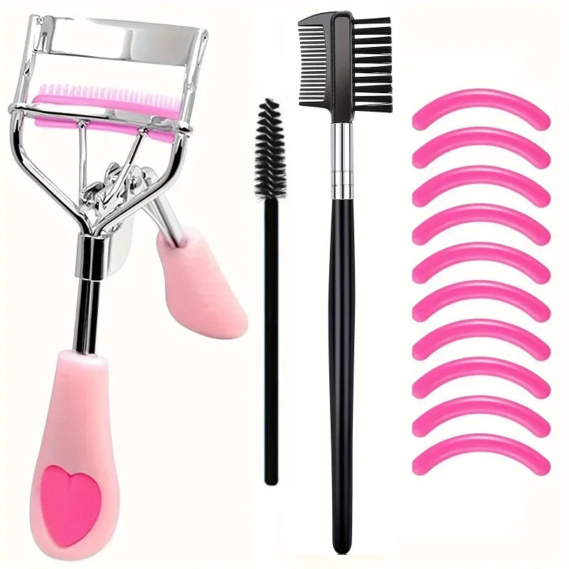 13/15PCS Makeup Tool Set: Eyelash Curler, Eyelash Comb, Eyebrow Comb, Eyebrow Scissors, Women's Beauty Tools Makeup Tool Set Vue