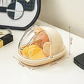 Makeup Sponge Holder Dustproof Cosmetic Egg Storage Box Powder Sponge Storage Box Make Up Blender Case Cosmetic Puff Holder Vue Beige