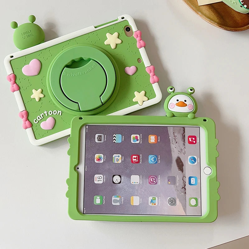 Kids Cartoon Frog Case for Xiaomi Redmi Pad & Mi Pad Series Tablet Case Cover Vue