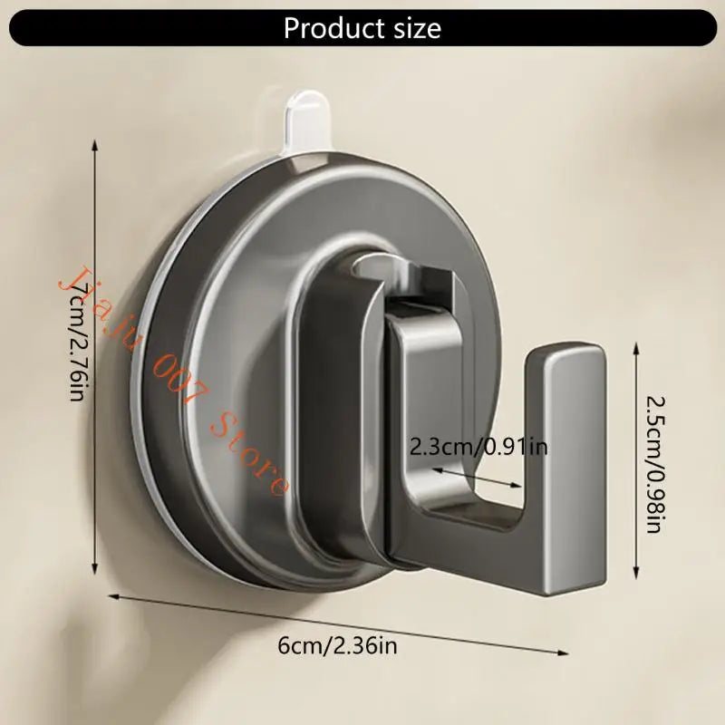 Heavy Duty Aluminum Suction Cup Hooks No Drill – 2 Pack Suction Cup Hooks Vue