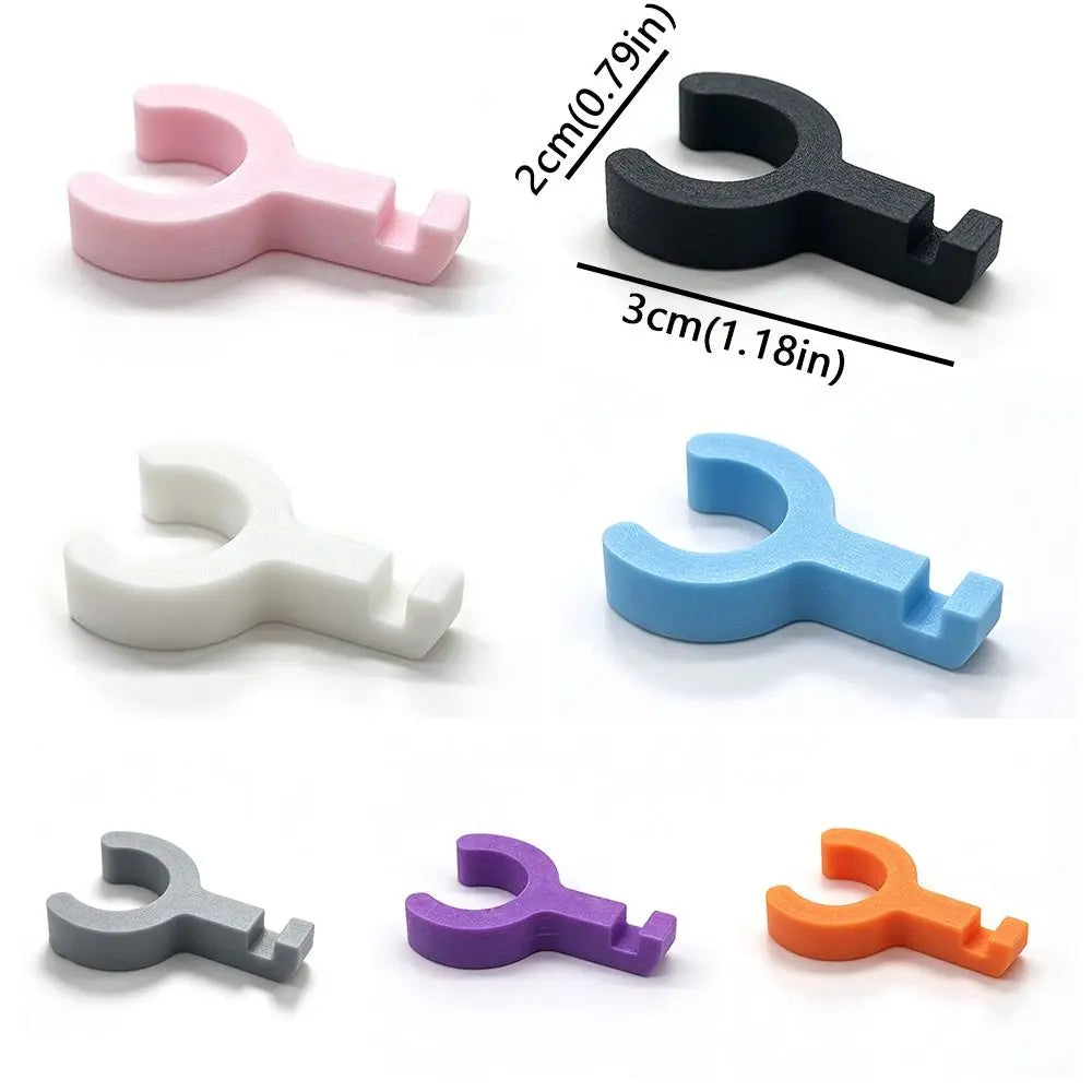 5Pcs Plastic Fan Ice Pack Clip Air Cooling 3D Print Ice Pack Holders Compact Wear Resistant Ice Box Holder Clip Vue