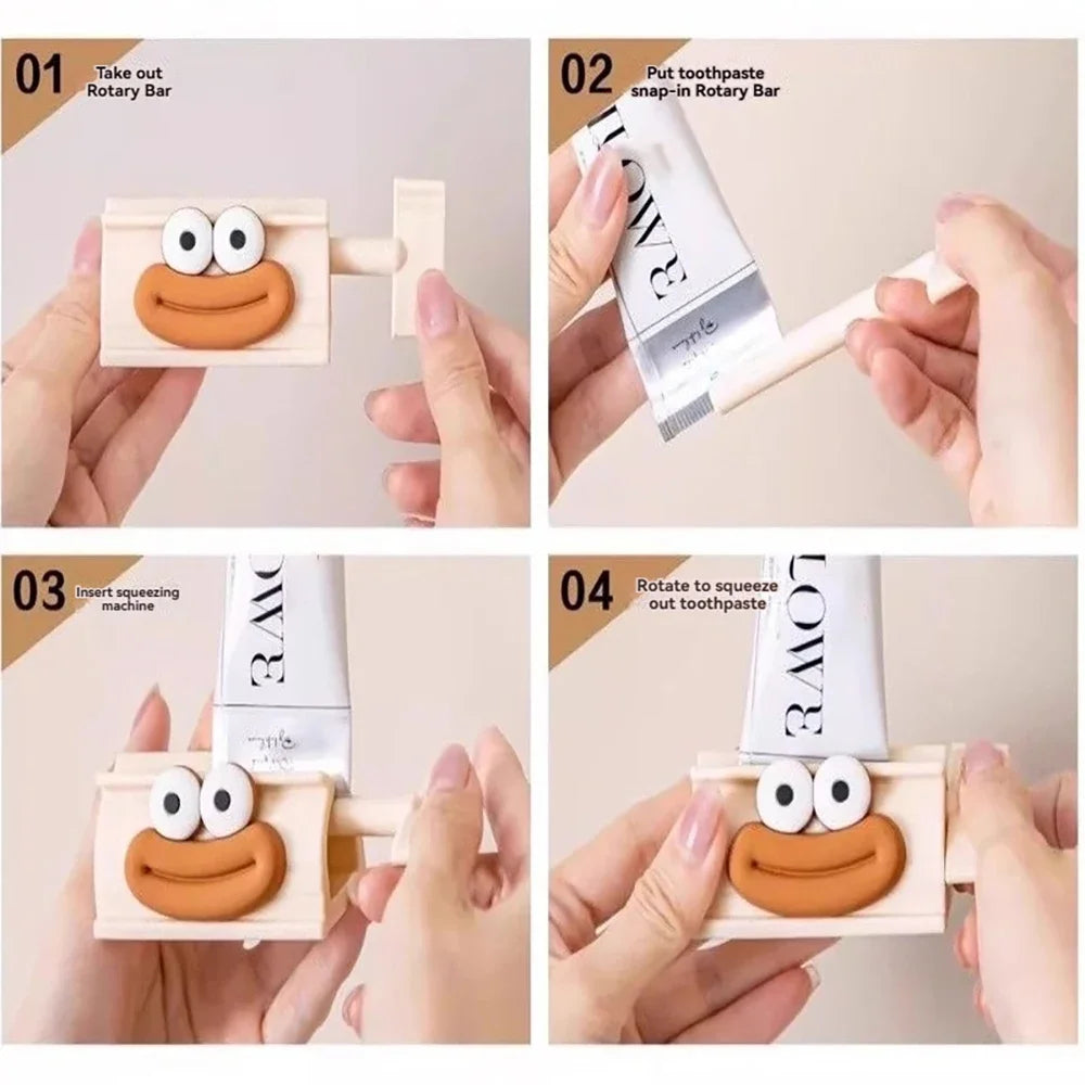 Toothpaste Squeezer Toothpaste Dispenser Toothpaste Clip, Facial Cleanser Hand Cream Squeezer Home Bathroom Accessories Vue