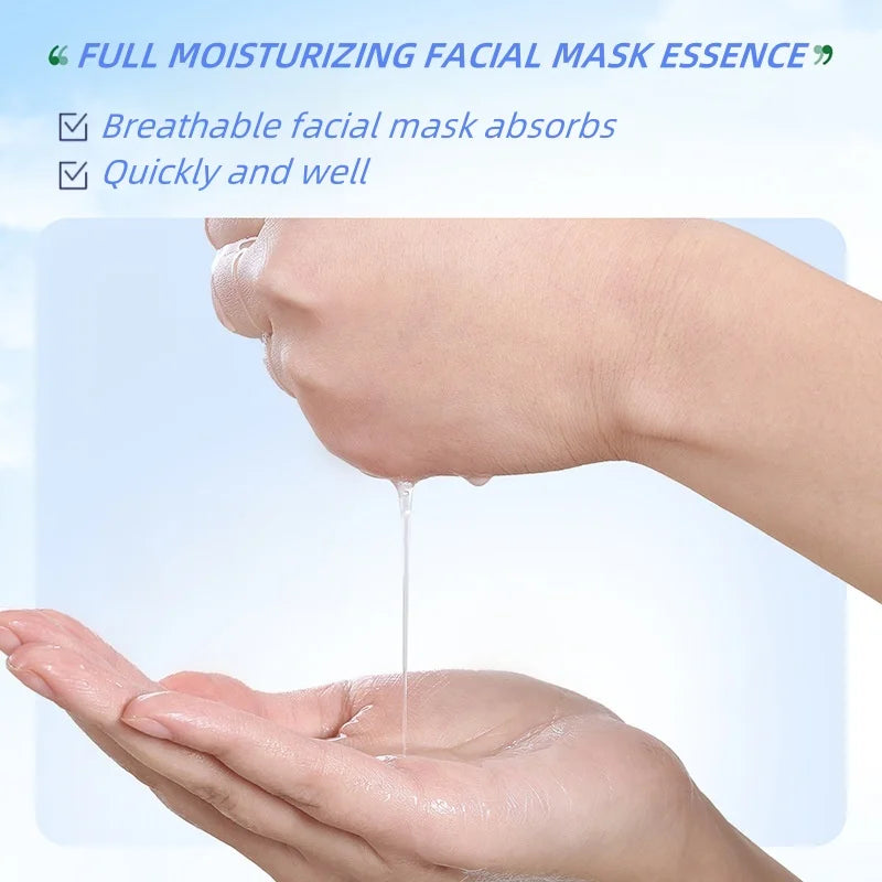 Cucumber Beauty Mask, Fruit Mask, Contains Cucumber Extract, Skin-Nourishing Glycerin, Moisturizing and Water-Locking Ingredients, Makes Your Skin Smooth and Elastic - Home Beauty. Vue