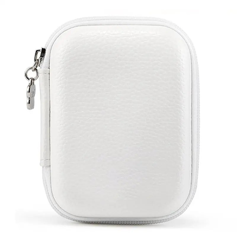 Hot-Small Camera Shock Box 1 Pc CD Ccd Camera Bag Storage Box Waterproof Protective Cover Suitable For Most Cameras Vue Ivory White