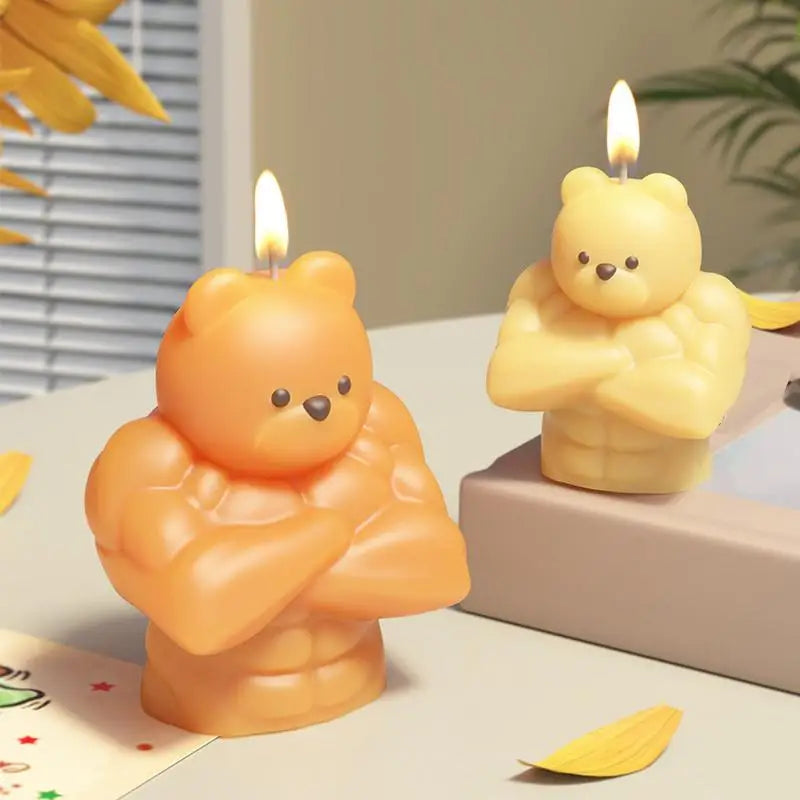 Silicone Bear Mold – Candle, Soap & Resin Casting Mold Silicone Craft Mold Vue