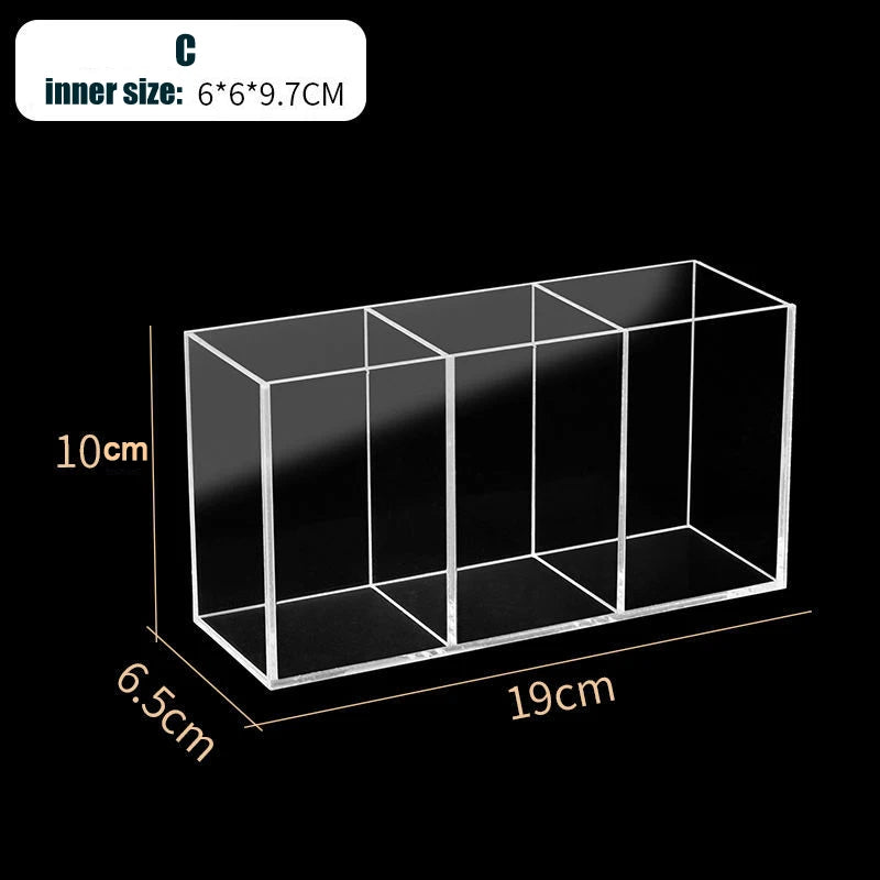 Acrylic Fish Tank Betta Fish Display Rack Multi-grid Desktop Creative Small Fish Tank Isolation Turtle Tank Miniature Landscape Vue C