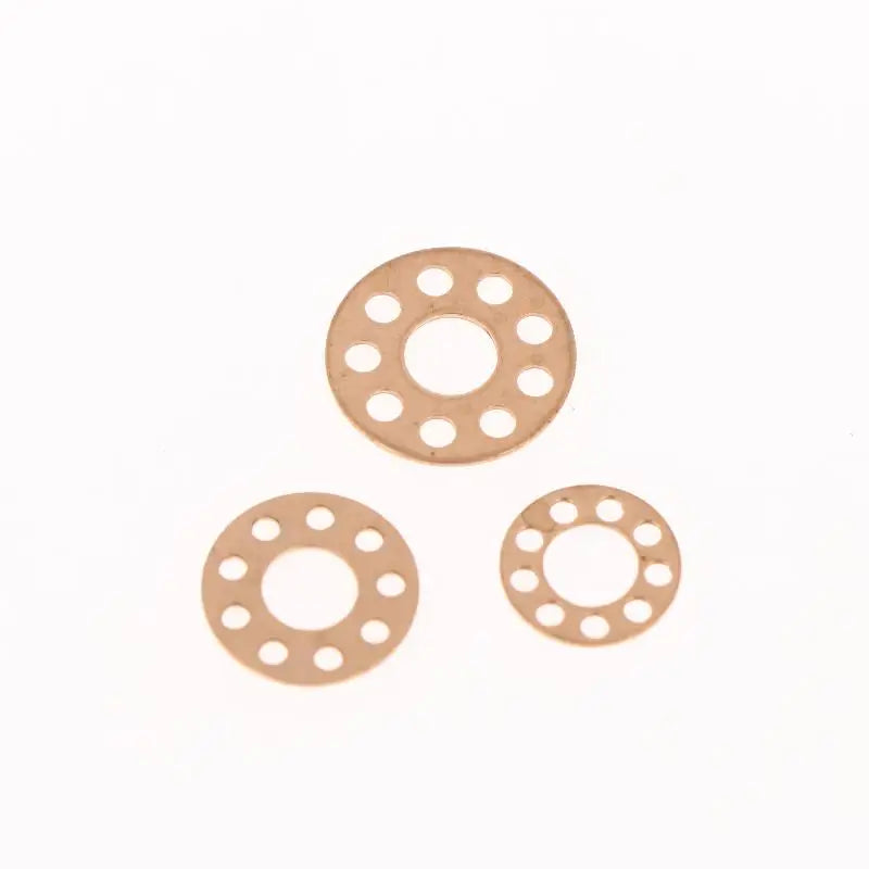 10Pcs Brass Washers for Folding Knife Precision Gasket Oil Storage Durable Knife Accessories for Repair Upgrade Vue