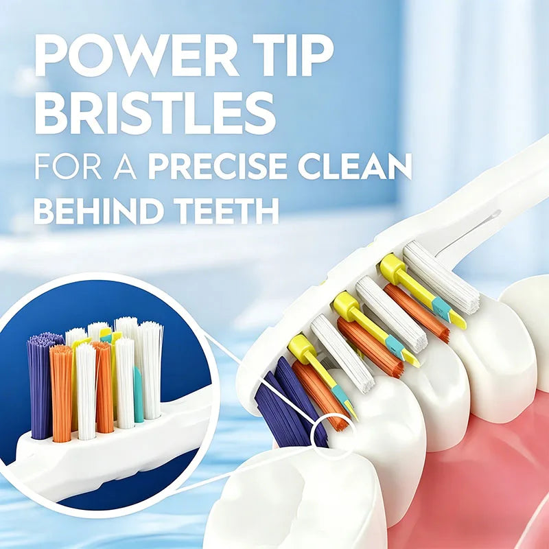 Oral-B Pro-3D Pulse Vibration Electric Toothbrush 2units Battery Powered Micro Pulse Flushing For Couples Giving Gifts To Lovers Vue