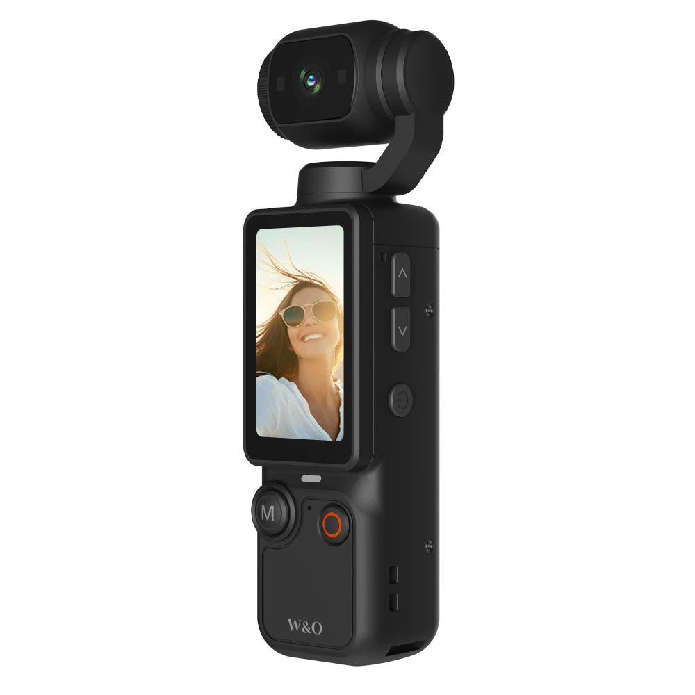 1080P WiFi Sports Wearable Camera Travel Bicycle Driver Recorder Mini Sports Cam for Motorcycle and Vlogging with 32GB SDcard Vue black