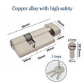 Replacement of door locks cylinder for home interior anti-theft doors Keyed door lock Zinc alloy Smart lock European Standard Vue T70-D-Y China Mainland