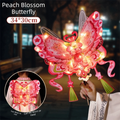 Portable Butterfly Lantern Material Kit Semi-finished Product Luminous Handheld Glowing Lantern Ancient Style Led Vue 4inch Style B