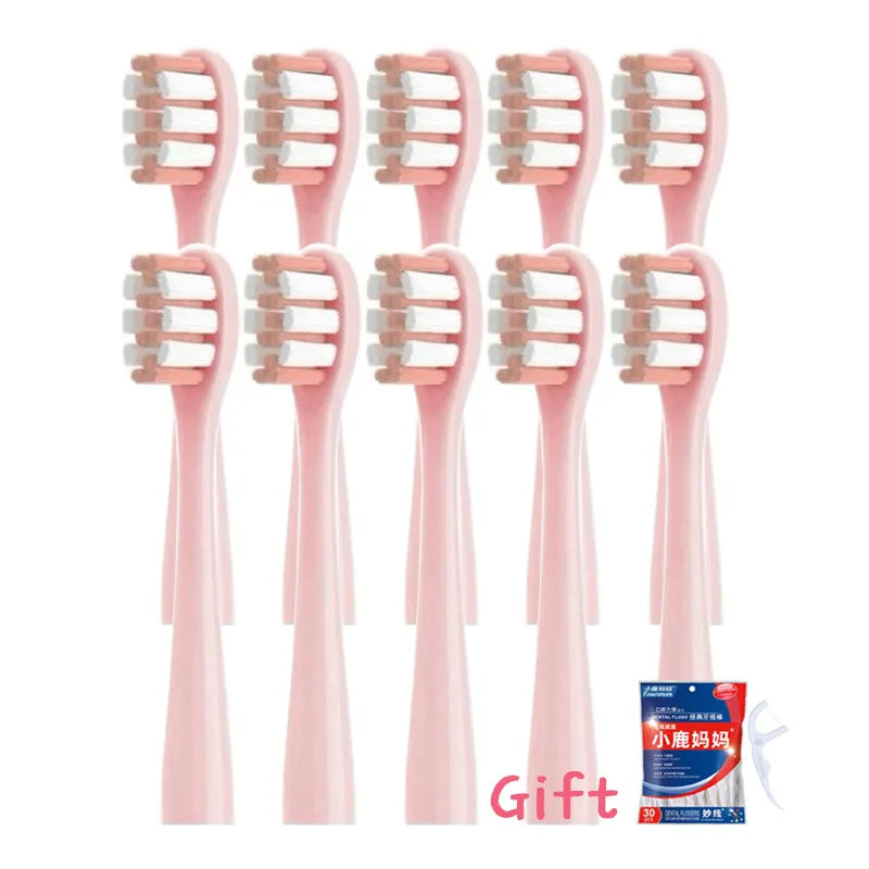 Replacement Toothbrush Head For Nandme NX7000 Sonic Electric Toothbrush Soft DuPont Bristle Tooth Brush Head 5/10/20PCS Vue 10PCS