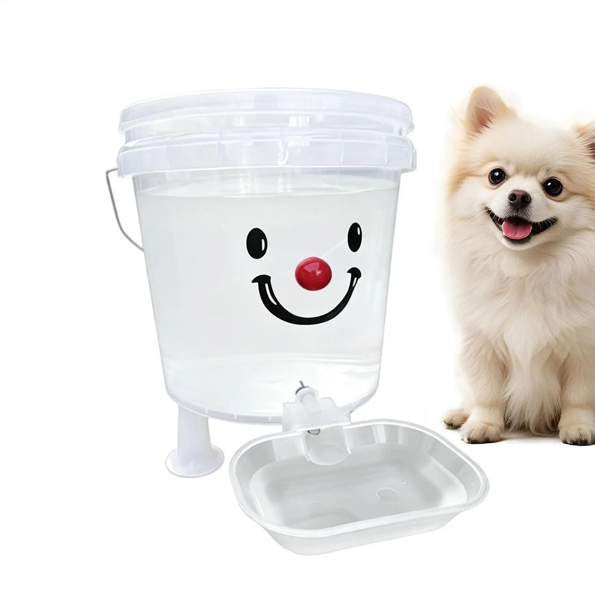 Automatic Dog Water Dispenser, Large Capacity Leakproof, Visual Bowl for Puppy Pets, Indoor Outdoor Dorm Vue