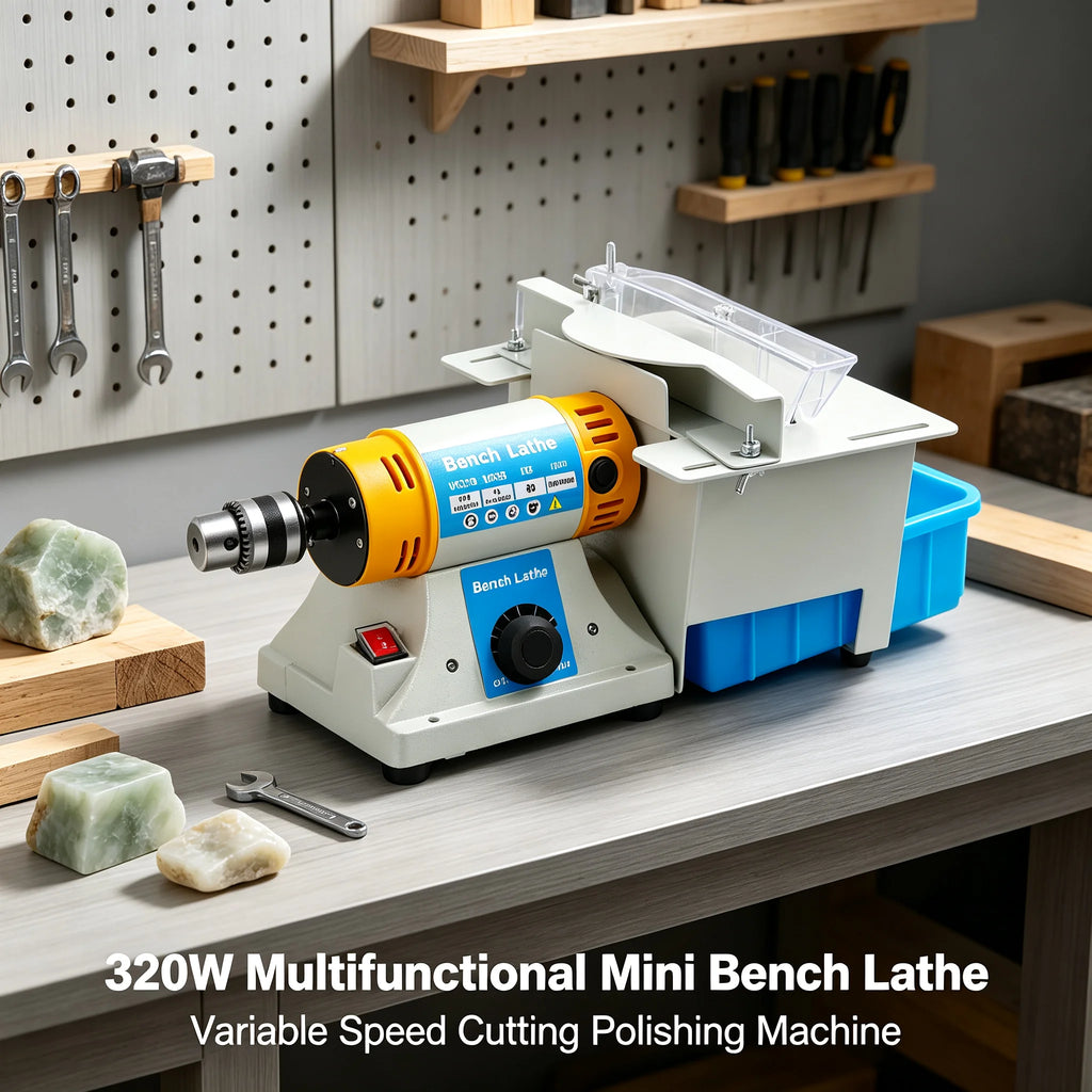 Mini Table Saw Kit 320W | Variable Speed 800-10000RPM Mini Table Saw Vue United States 100V-127V US Plug