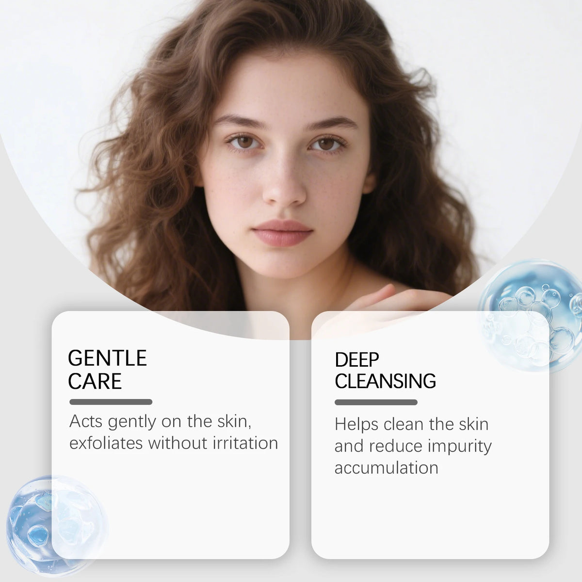 Rice Exfoliating Essence - Moisturizes for Delicate Skin, Gently Hydrates & Cleanses, Ideal for Daily Exfoliation Vue