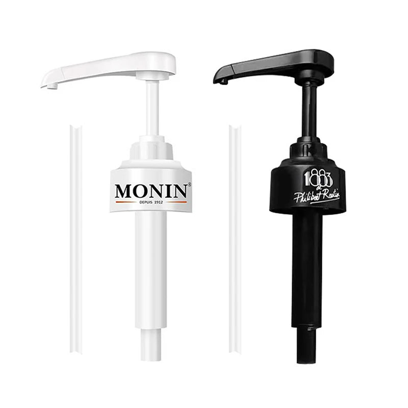 1L Coffee Syrup Dispenser Pump Black 10ml Liquid Pump for Juice Syrup Bottle Vue