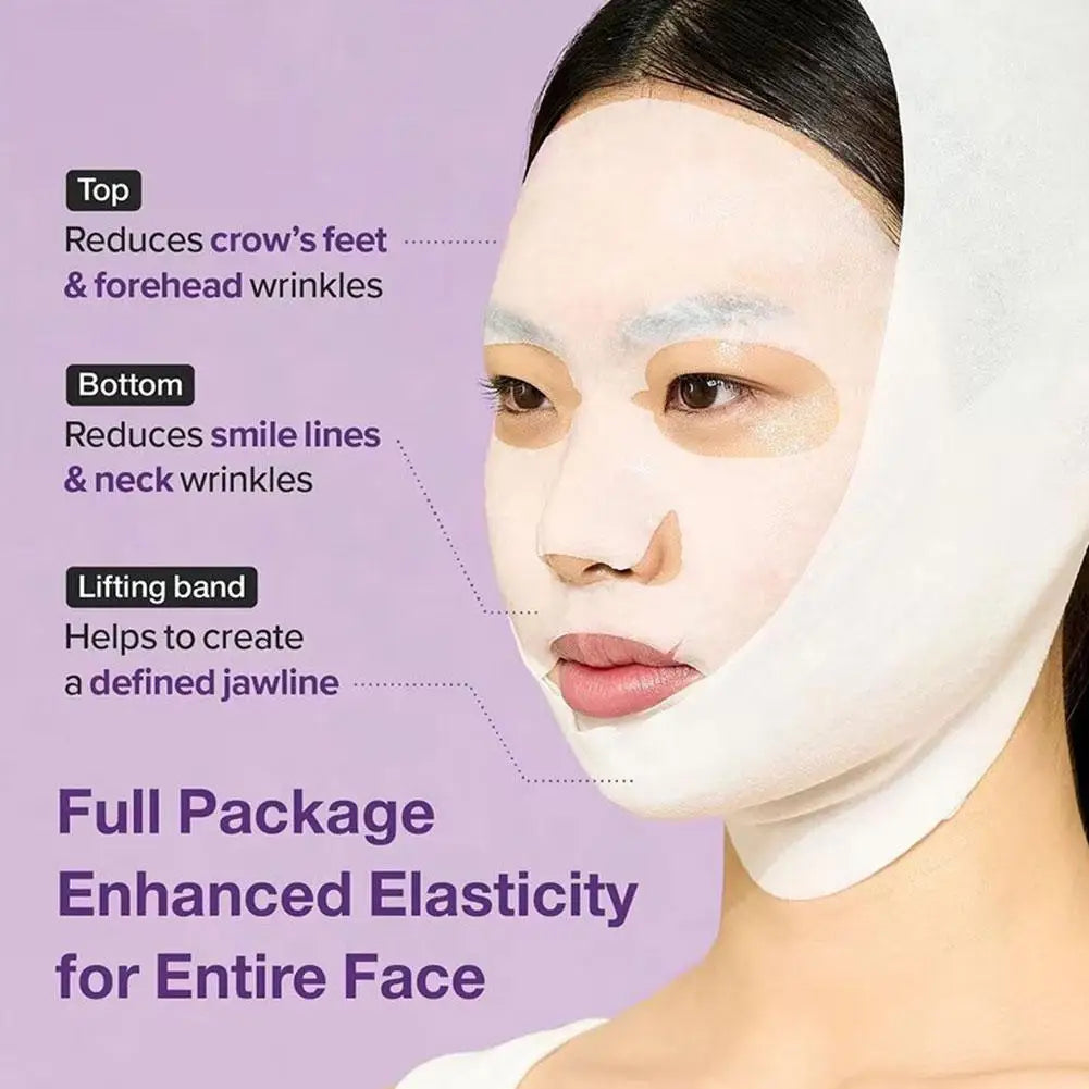 No.9 NAD+ BIO Lifting-sil Full Face Mask Numbuzin Enhanced Entire Face Elasticity Brand Mask Reduce Wrinkle Collagen Firm Mask Vue