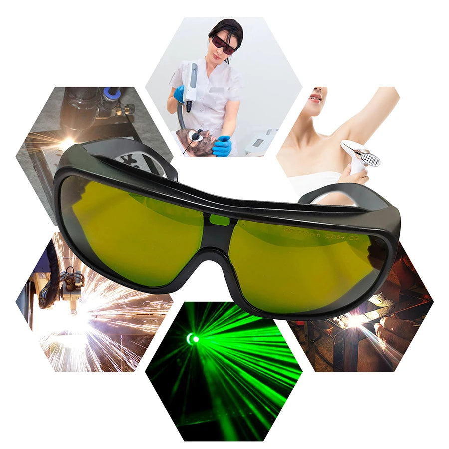 Laser Protection Glasses 755nm 1064nm IPL Laser Goggles Safety Glasses Vue