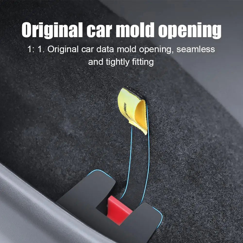 Car Door Emergency Handle Extended Manual Door Release Emergency Safety Pull Rope Button for Tesla Model 3 Y Juniper 2025 2026 Vue