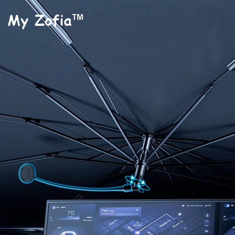 For Chery Tiggo 9 Jaecoo J8 2023 2024 2025 Car Windshield Sunshade Foldable Umbrella amry Front Heat Insulation Accessories Vue